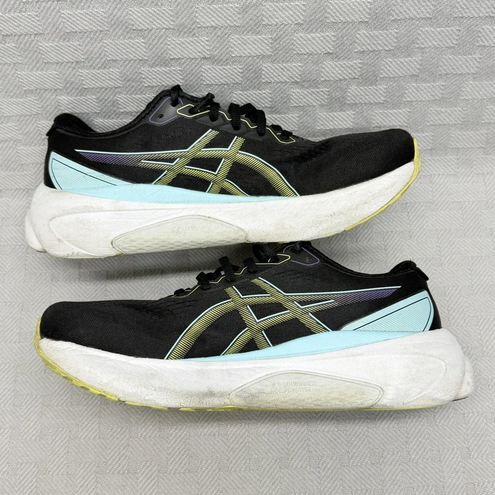 ASICS GEL-Kayano 30 Black Womens Size 10.5 Running Shoes PureGEL‎ FFBlast+
